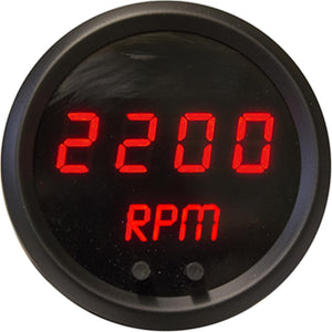 2-1/16 LED Digital Tach Programmable 9900 RPM