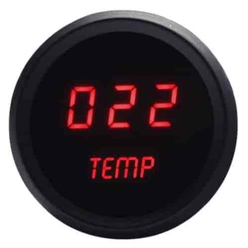 2-1/16 LED Digital Water Temp Gauge 18-255 Degr