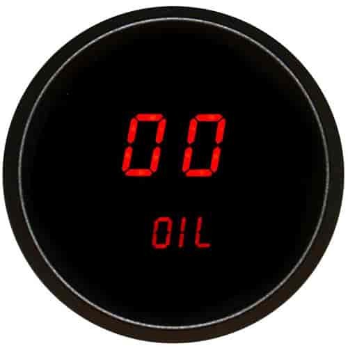 2-1/16 LED Digital Oil Pressure Gauge 0-99 PSI