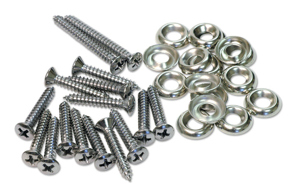 1958-1962 Chevrolet Corvette Kick Panel Screws. 32 Piece Set