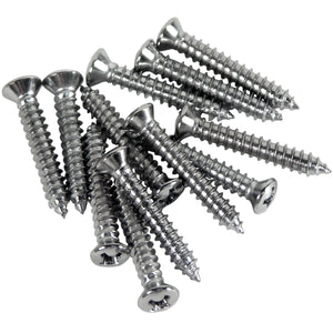 1956-1957 Chevrolet Corvette Kick Panel Screws. 12 Piece Set