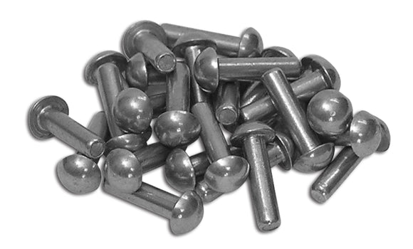 1953-1962 Chevrolet Corvette Body Assembly Rivets. Aluminum 25 Piece