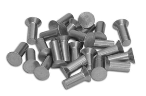 1953-1967 Chevrolet Corvette Body Assembly Rivets. Aluminum 25 Piece