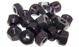 Lug Nut 20pk 1/2-20 Alum Sng Angle Black