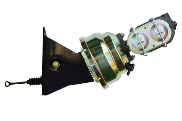 8in Dual Booster 1in bor e master cylinder (zinc)