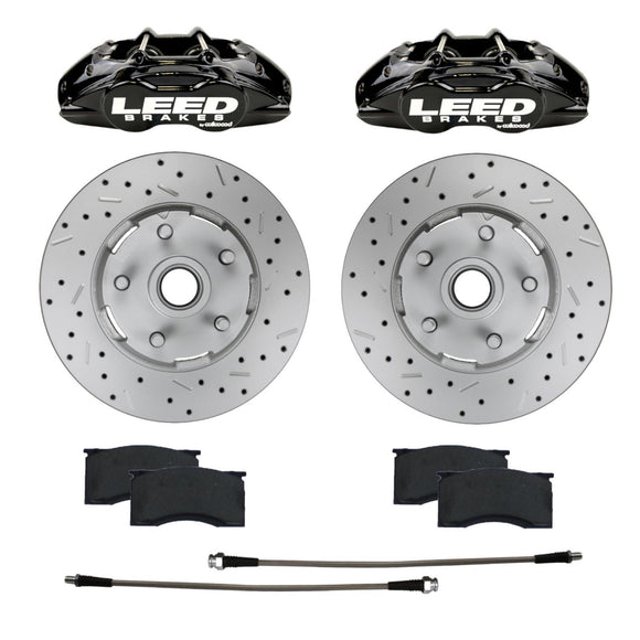 64-67 Mustang Brake Caliper/Pad/Rotor Kit