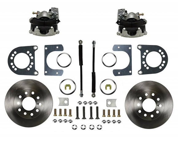 GM 55-68 Rear Disc Brak e Kit Zinc Calipers