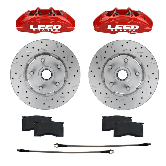 64-67 Mustang Brake Caliper/Pad/Rotor Kit