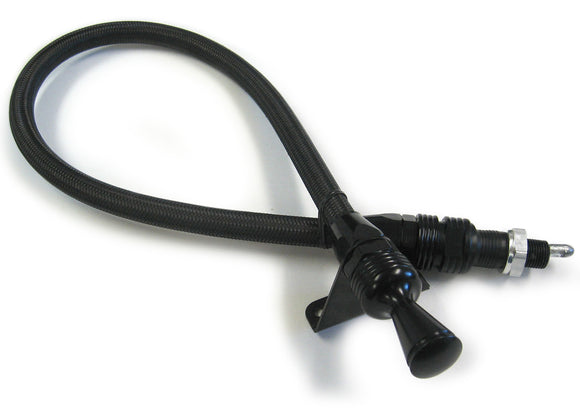 Black Locking Dipstick GM P/G Firewall Mount