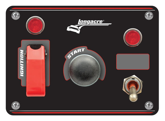 Ignition Panel Black w/ 1 Acc and Pilot Light