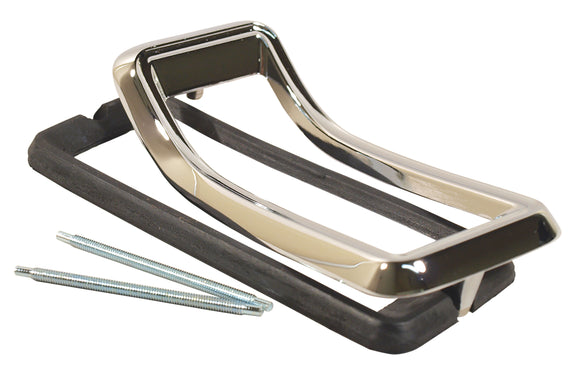 1967-1967 Ford Mustang Tail Light Bezel - Chrome - 3 Required Per Light