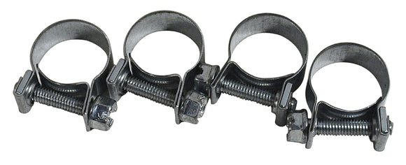 1964-1965 Ford Mustang Automatic Transmission Cooler Line Hose Clamps - 4 pieces