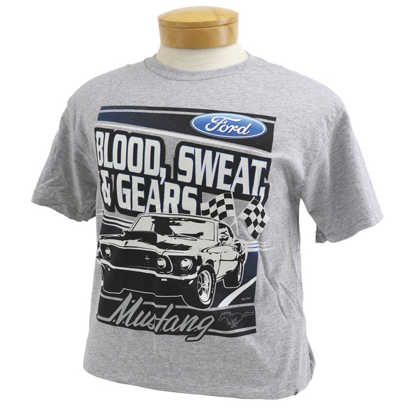 1953-2021 Ford Universal T-SHIRT BLOOD, SWEAT, & GEARS GRA