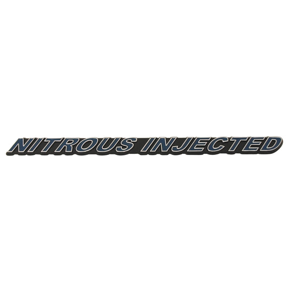 1953-2021 Ford Universal EMBLEM STICK ON NITROUS INJECTED