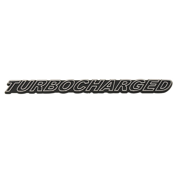 1953-2021 Ford Universal EMBLEM STICK ON SLANTED TURBOCHARG