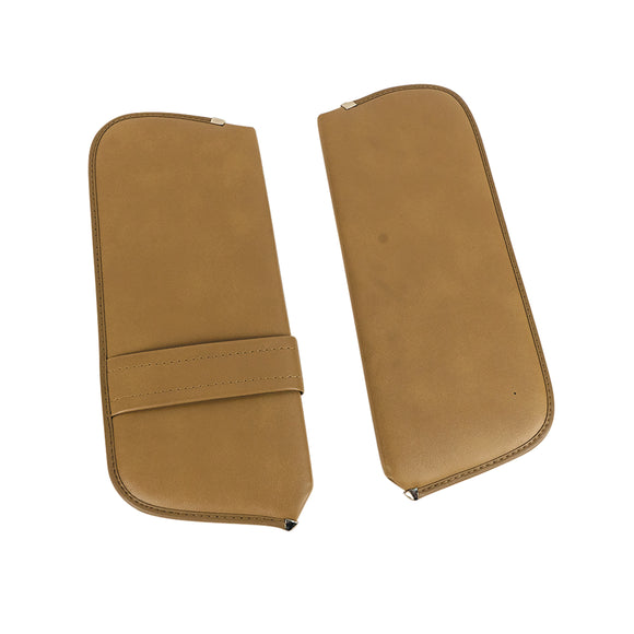 1984-1984 Ford Mustang SUNVISORS PAIR DESERT TAN VINYL 84