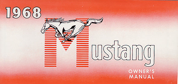 1968-1968 Ford Mustang Owners Manual