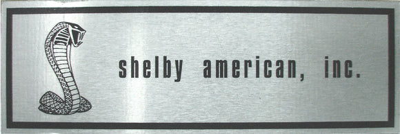 1968-1968 Ford Mustang SHELBY SILL PLATE DECAL