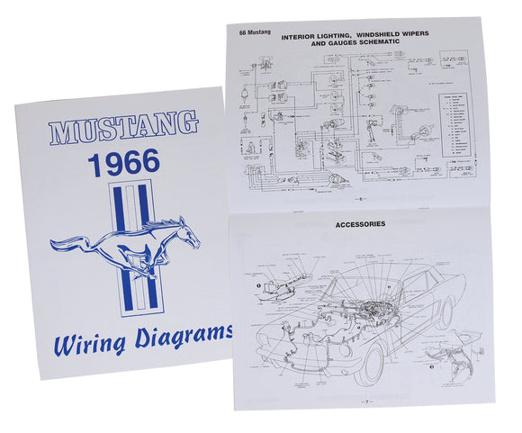 1966-1966 Ford Mustang Wiring Diagram Manual