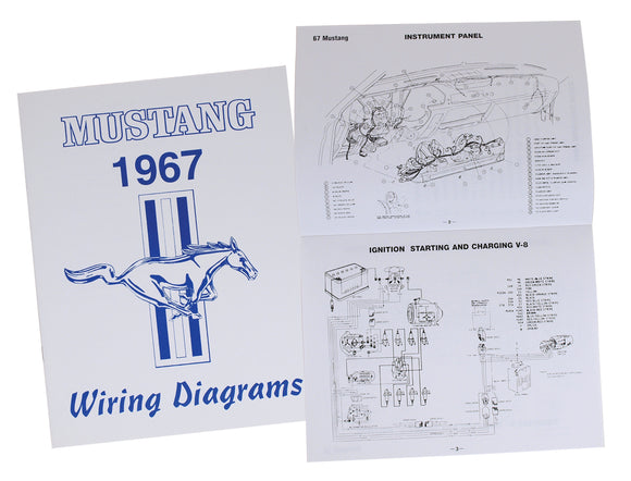 1967-1967 Ford Mustang Wiring Diagram Manual