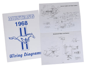 1968-1968 Ford Mustang Wiring Diagram Manual