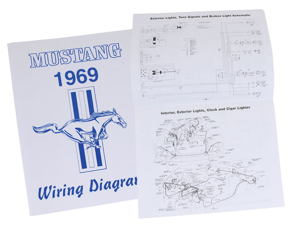 1969-1969 Ford Mustang Wiring Diagram Manual