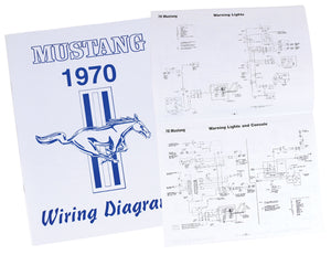 1970-1970 Ford Mustang Wiring Diagram Manual