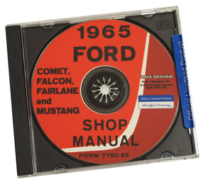 1965-1965 Ford Mustang Shop Manual CD