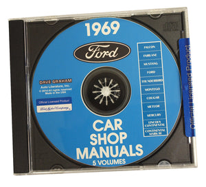 1969-1969 Ford Mustang Shop Manual CD