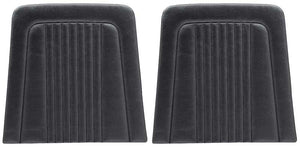 1968-1968 Ford Mustang Seat Back. Standard Int - Blk