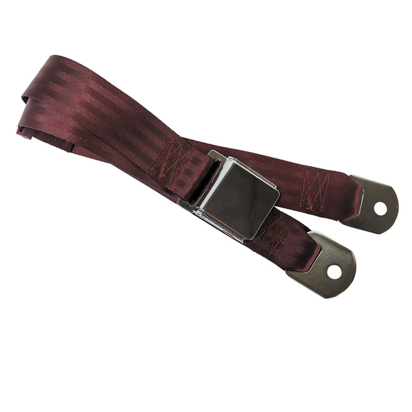 1964-1973 Ford Mustang Seat Belt Aftermarket Maroon