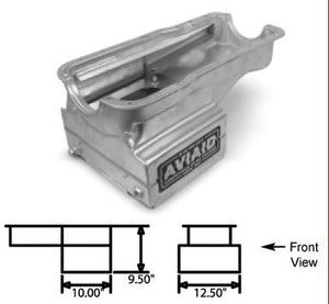 1965-1973 Ford Mustang Aviaid 9.5Qt Road Race Pan - 351