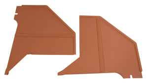 1967-1968 Ford Mustang Kick Panels - Saddle - Coupe & Fastback