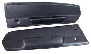 1967-1967 Ford Mustang Deluxe Door Panels - Black