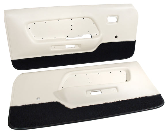 1969-1969 Ford Mustang Deluxe Door Panels - White