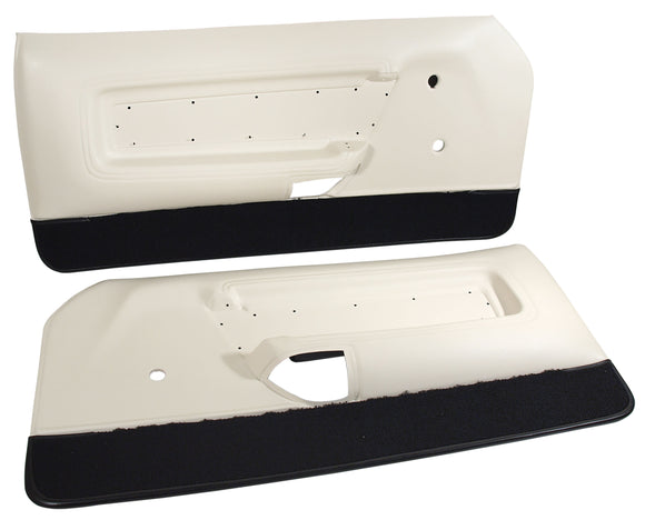 1971-1973 Ford Mustang Deluxe Door Panels - White