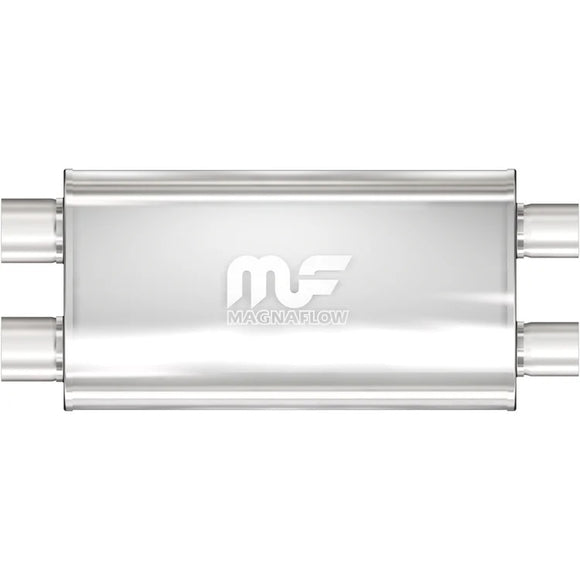 Muffler Stainless 3in Dual In/Out