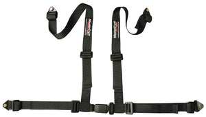 Seat Belt Restraint 2in 4 Point Bolt In Black