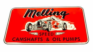 1950 Nostalgic Metal Sign - Red (Race Car)