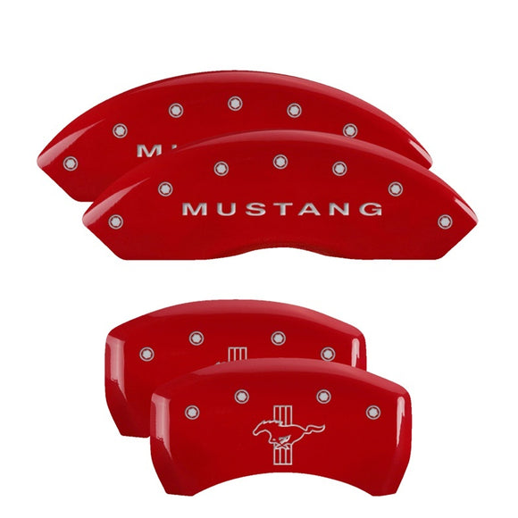 10-14 Mustang Base Caliper Covers Red