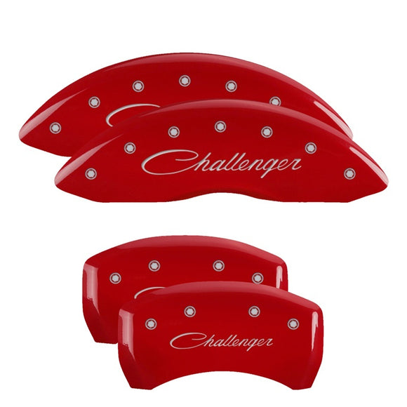 11-   Challenger Caliper Covers Red