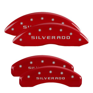 14-   Silverado 1501 Caliper Covers Red