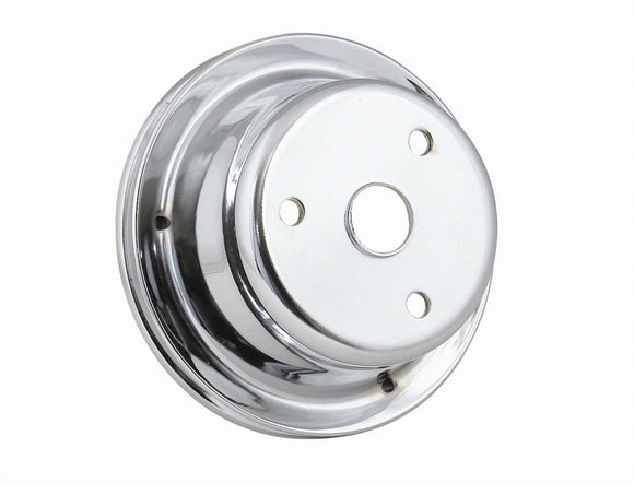 Chrome Crank Pulley Single Groove