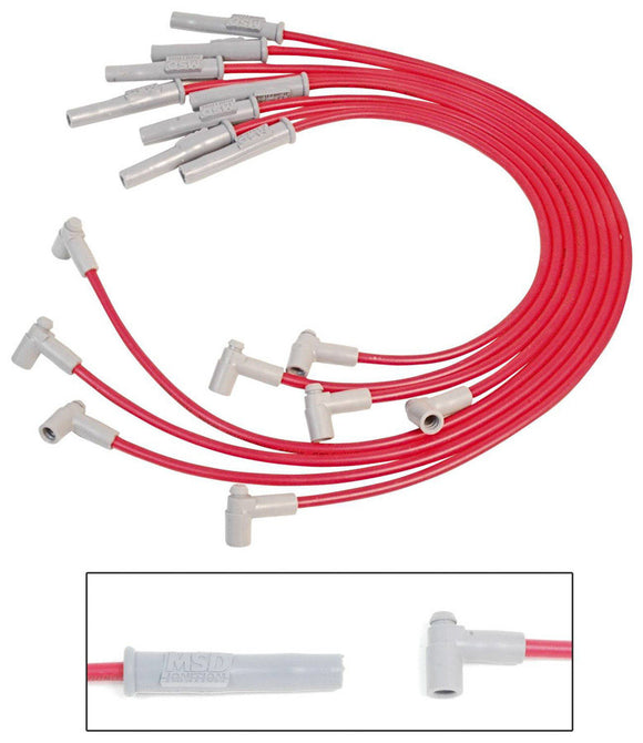 8.5MM Spark Plug Wire Set - Red