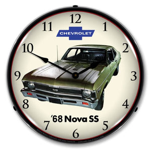 1968-1968 Chevrolet Nova / Chevy II LED Clock. Super Sport