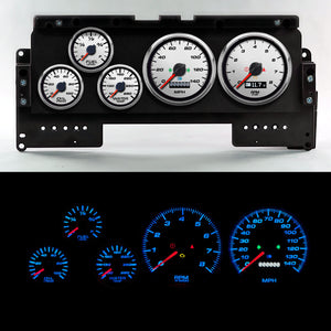 Gauge Kit Ford Truck 92-96 Perf II White