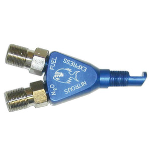 Piranha Nitrous Nozzle Blue Anodized