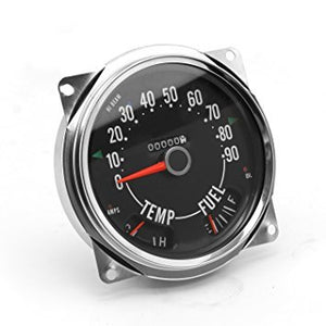 Speedometer Cluster Asse mbly  0-90 MPH; 55-75 Je