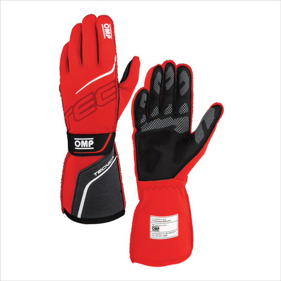 TECNICA GLOVES FIA 8856- 2018 RED / BLACK SZ. M