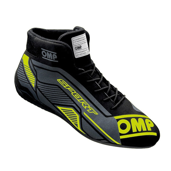 OMP SPORT SHOES FIA 8856 -2018 BLACK / FLUO YELLO